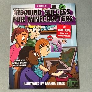 Minecraft Reading Workbook for Grades 3-4; used